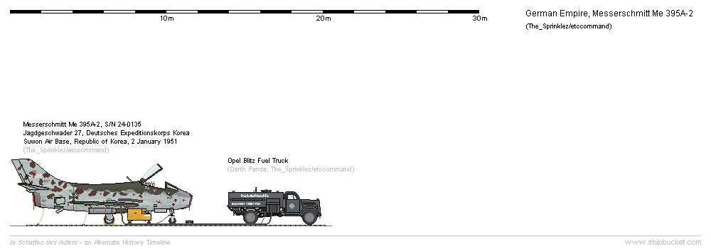 A German Me 395 in Korea, 1951